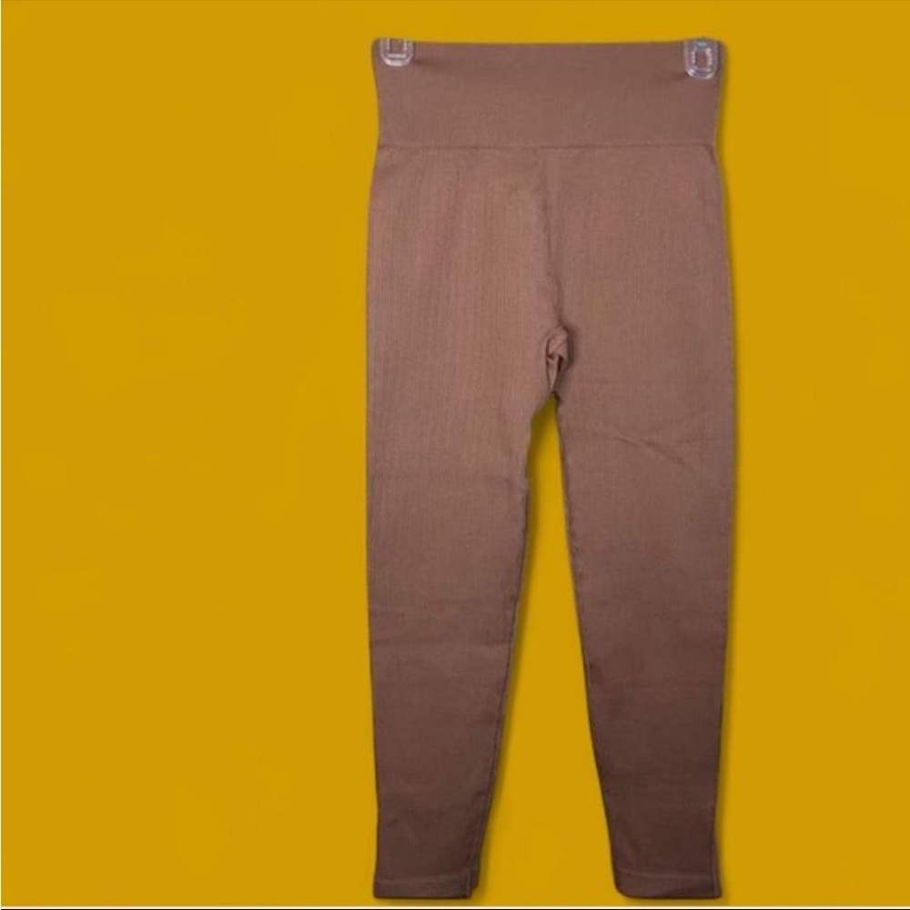 OQQ Ribbed Leggings NWOT
